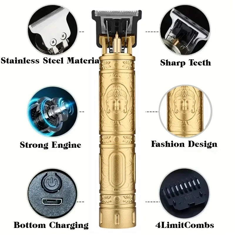 Professional Barber Trimmer for Men Beard Shaving for Shavers with Lightweight Design